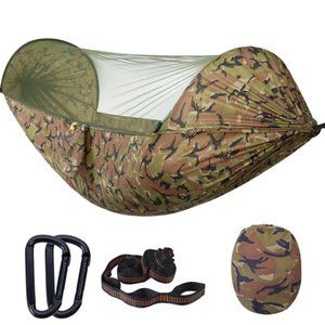 New Hammock with Netting Camping, Hunting, Backyard Camouphlage Design